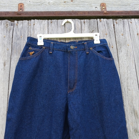 NWT Vintage 1970s Wrangler Misses Full Fit Size 14 Denim Jeans Made in USA - Picture 2 of 6